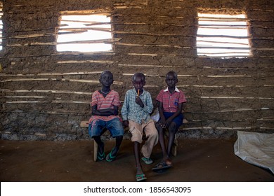Children seen  inside classroom in Juba  South Sudan on 2017-08-22  