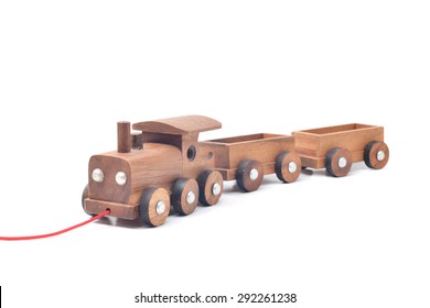 Children Toy Train Made Of Wood 