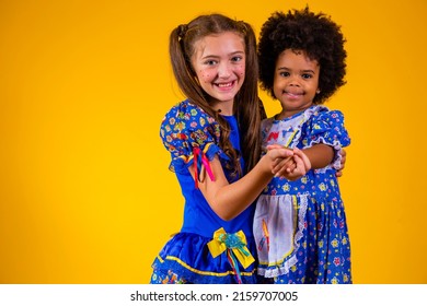 Children Typical Clothes Famous Brazilian Party Stock Photo 2159707005 ...