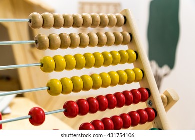 A Children's abacus in the game room
