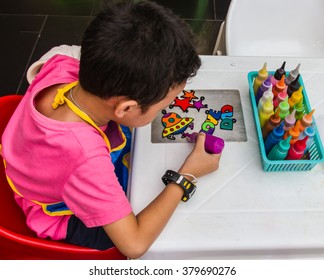 Children's Art Paint Drip