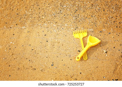 Children's Beach Toys On Sand