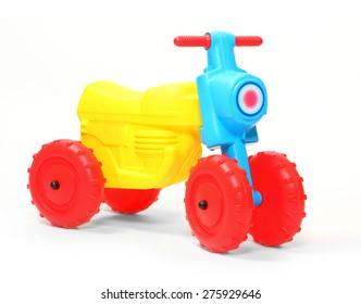 Children's bicycle on a white background.