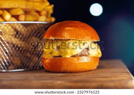 Children's Cheeseburger Delight with French Fries