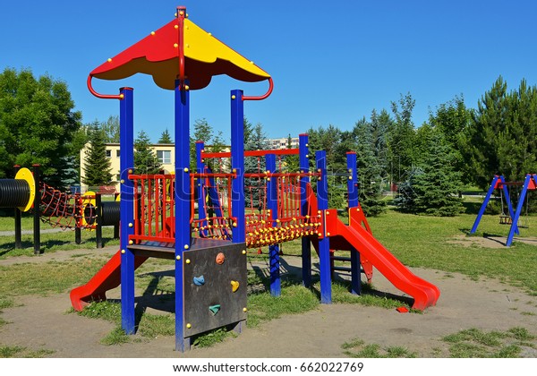 climbing frame with slide