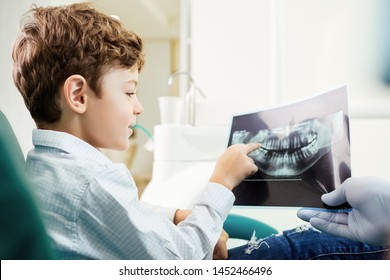 Children's Dentistry. A Child In The Dental Office