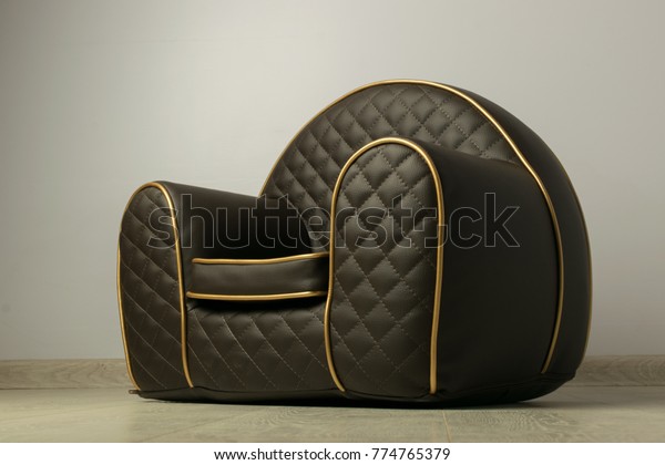 childrens leather armchair