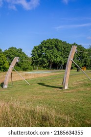 Children's Play Activities In Popular Morton Stanley Park, Redditch, Worcestershire. UK.