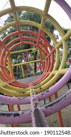 Children's Playground In The Pakal Area Of Surabaya