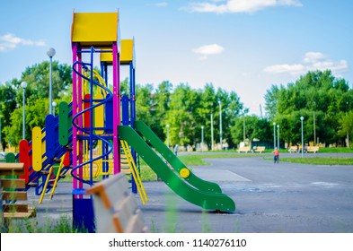 Children's Playground In The Park