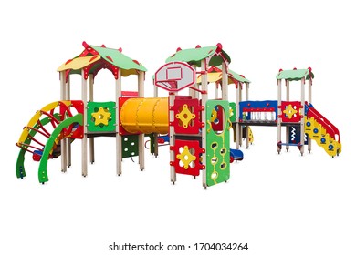 Childrens Playground Park Built Development People Stock Photo ...