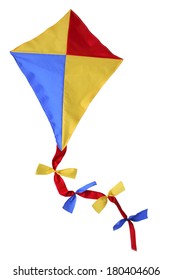 Children's Toy Kite On White 