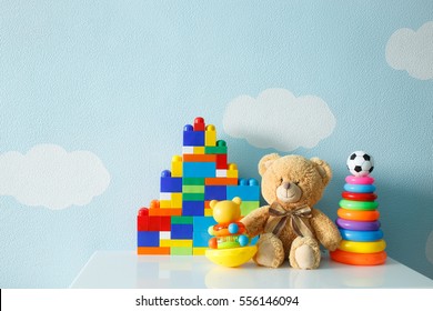 children's toys collection. - Shutterstock ID 556146094