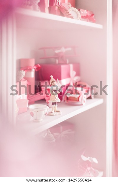 Childrens Wardrobe Lots Toys Selective Focus Stock Photo Edit Now