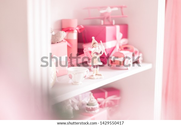 Childrens Wardrobe Lots Toys Selective Focus Stock Photo Edit Now