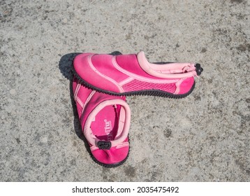 Children's Water Slippers, Aqua Shoes, 25.08.2021, Vrgada, Croatia