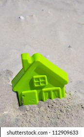 Child's Beach Toy  Beach home concept  Room for your text