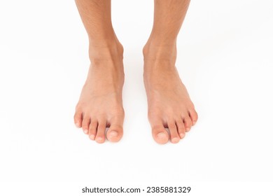 Child's feet on a white background. - Powered by Shutterstock