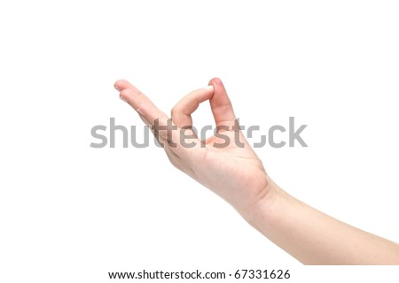 A child's hand is shown in yoga gesture Stock fotó © 
