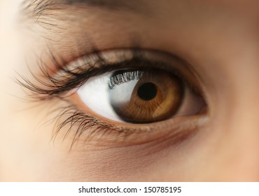 Child's human Eye - Macro - close up