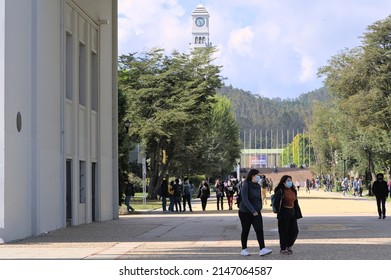 Concepciòn - Chile - March 03, 2022: View Of The Campus Of The University Of Concepciòn.