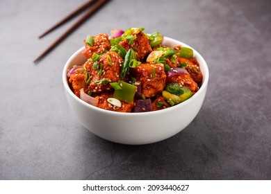 Chilli Paneer Dry Is Made Using Cottage Cheese, Indo Chinese Food