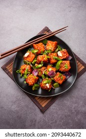 Chilli Paneer Dry Is Made Using Cottage Cheese, Indo Chinese Food