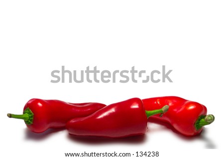 Chilli peppers.
