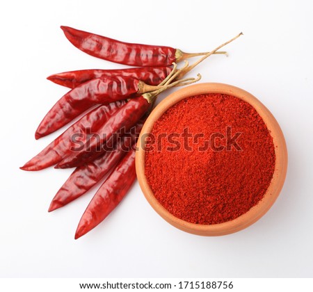 chilli powder with chillies dry red chillies