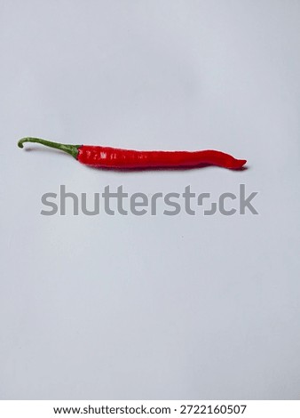 Chilli. Red chilli isolated white background 