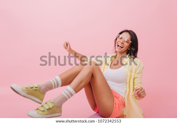 cute yellow sneakers