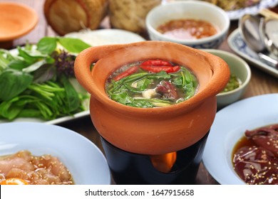 chim chum, Thai Isan traditional hot pot - Shutterstock ID 1647915658