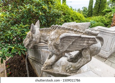 Chimera Sculpture About Livadia Palace, The Residence Of Russian Tsars In Livadia, Crimea