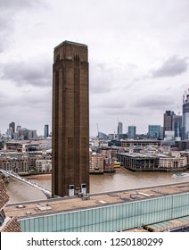 Chimney Of The Bankside Power Station. The Tate Modern (London, UK)