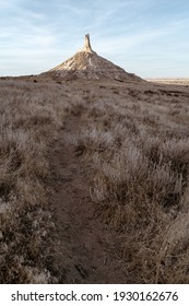 Chimney Rock Formation In Nebraska