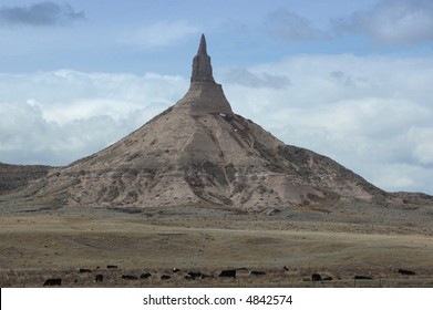 Chimney Rock In Nebraska