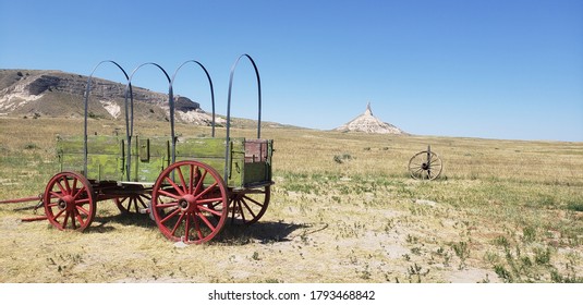 Chimney Rock In Western Nebraska