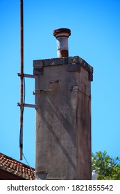 Chimney Stack On A Suburban Roof In Sydney Australia