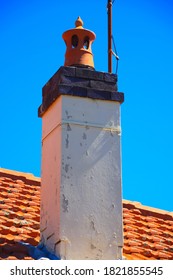 Chimney Stack On A Suburban Roof In Sydney Australia