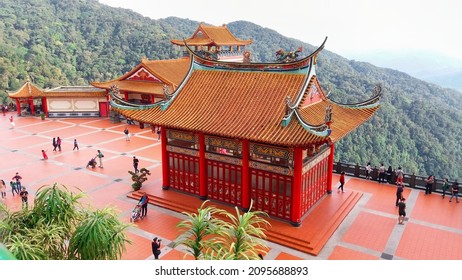 The Chin Swee Caves Temple is a Taoist temple,scenery from a top Chin Swee Temple at Genting Highland in Malaysia, Chinese temple in Malaysia. December 2020,29.