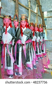 China, Hong Kong, Deity At The Bun Festival In Cheung Chau Island