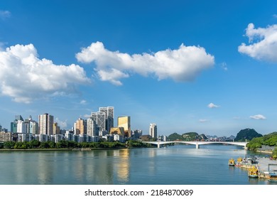 China Liuzhou Riverside City Scenery