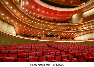 China National Grand Theater interior (in Beijing) - Powered by Shutterstock