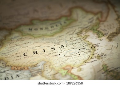 China On World Map