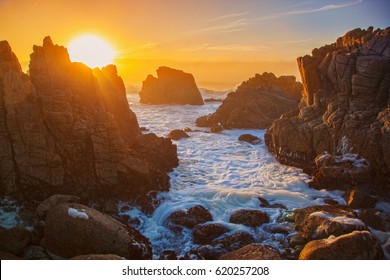 China Rock, 17 Mile Drive, California,USA.