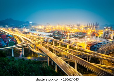 China Shenzhen, Yantian Port Overpass