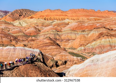 China Zhangye Danxia Geopark Scenery