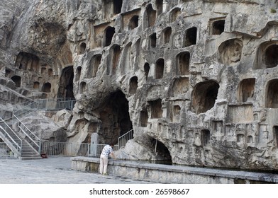 China/Luoyang:The buddha of Longmen Grottoes, which were created in the Northern Wei and Tang Dynasty