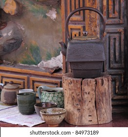 China's ancient teapot and teacups