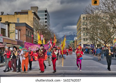 Chines New Year Parade 2020 : Vancouver, British Columbia, Canada: 26 January 2020